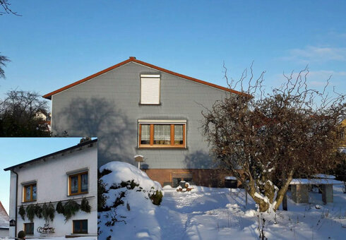 Ferienhaus Roter Kater im Winter