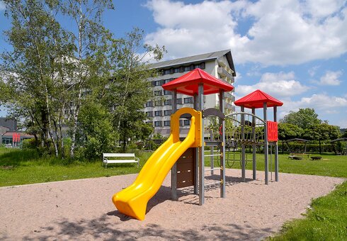 Spielplatz am Hotel