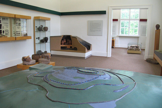 Modell der Steinsburg