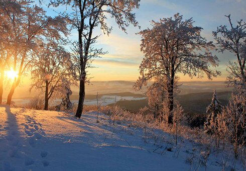 Ausblick im Winter