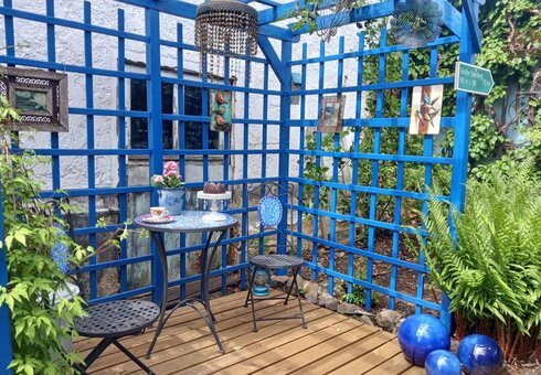 Sitzecke im Garten