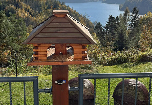 Blick zum Hohenwarte-Stausee
