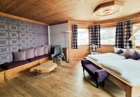 Blick in ein Gästezimmer
