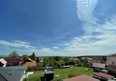 Blick vom Balkon