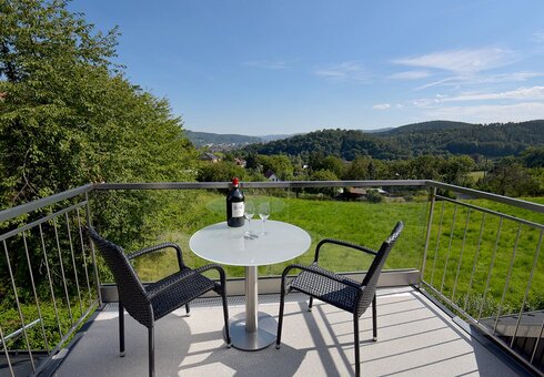 Große Ferienwohnung - Balkon