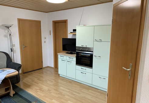 Wohnzimmer mit Küchenzeile