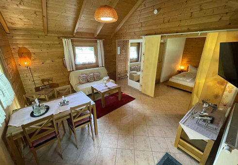 Blick in das Ferienhaus