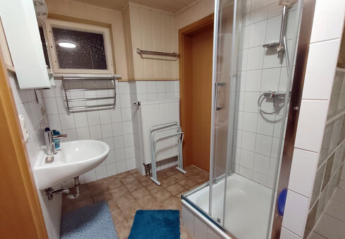 Blick in ein Badezimmer