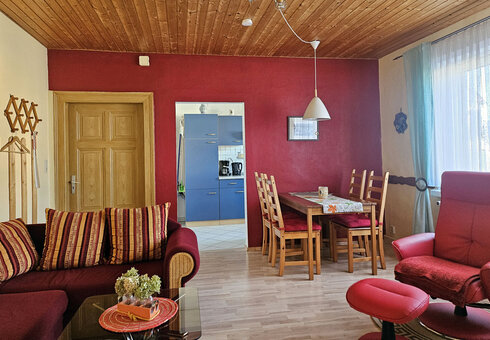 Blick in den Wohnraum