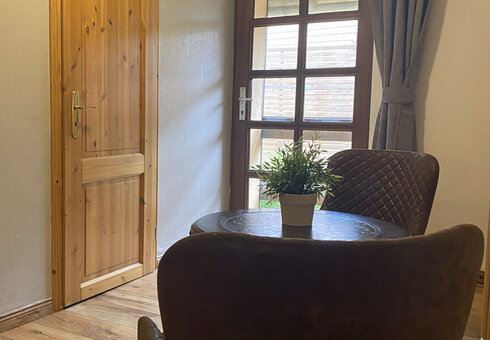 Blick in ein Gästezimmer