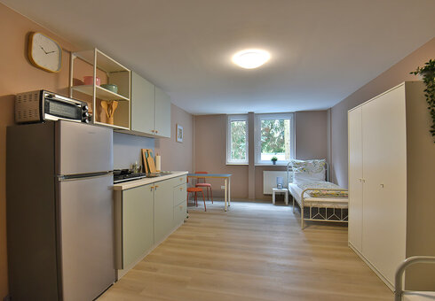 Blick in ein Appartement
