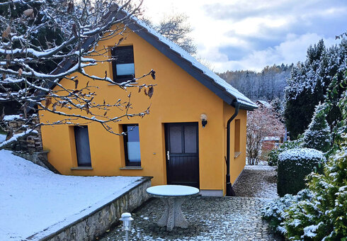 Das Ferienhaus im Winter