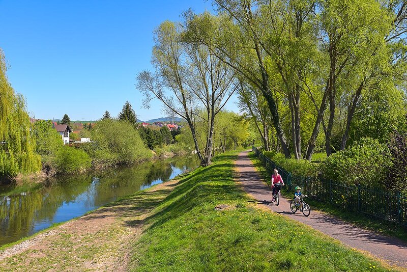 Werratal-Radweg in Breitungen