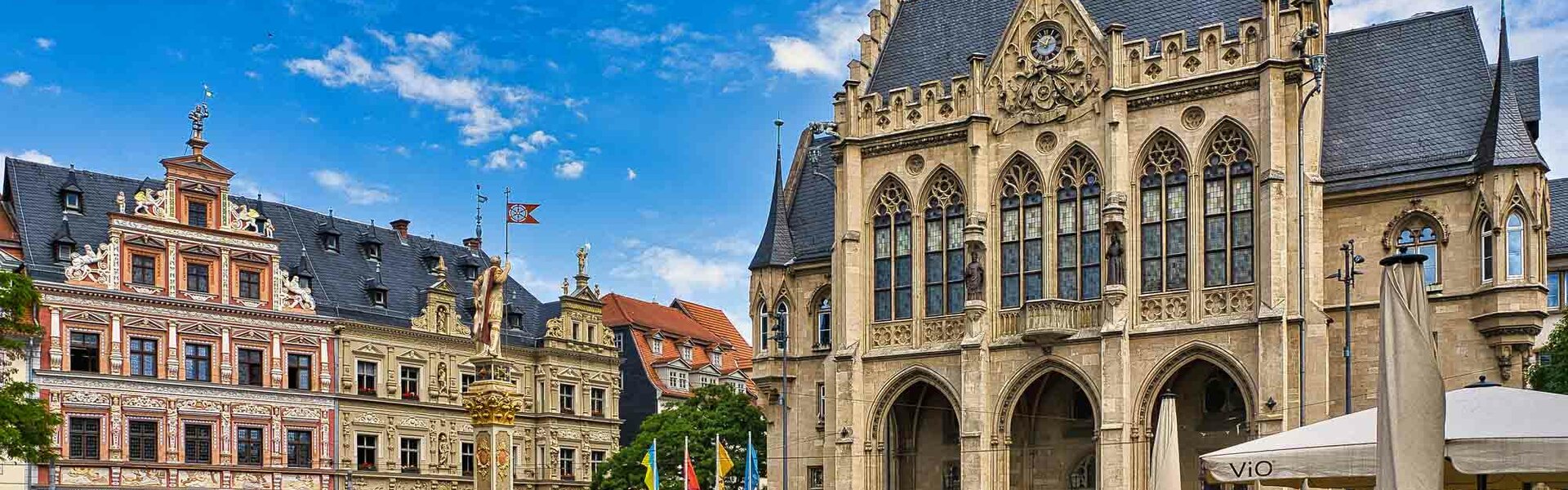 Rathaus Erfurt auf dem Fischmarkt