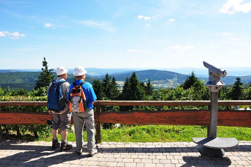Aussicht vom Großen Inselsberg