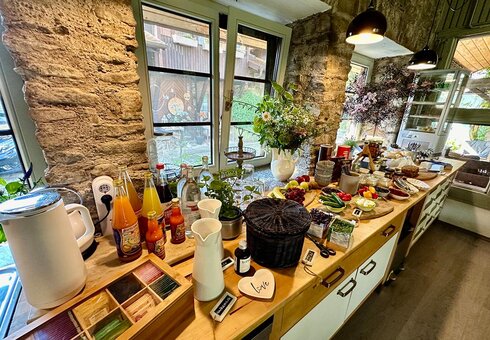 leckeres Frühstücksbuffet