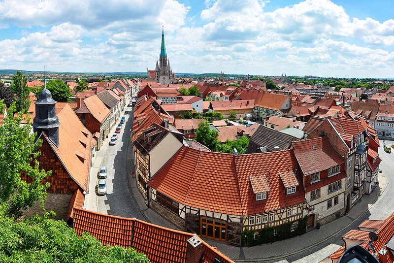 Blick auf Mühlhausen