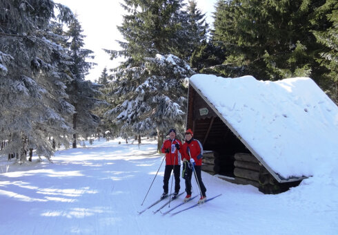 Im verschneiten Thüringer Wald