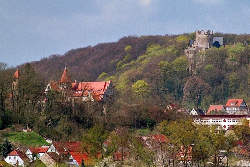 Blick auf den Ort Kranichfeld