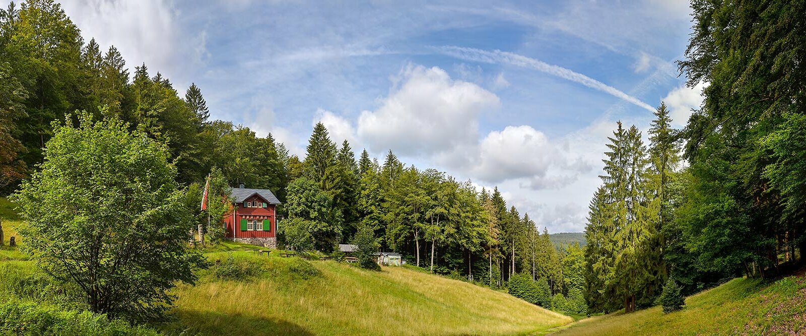 Hütten und Bergbauden im Thüringer Wald