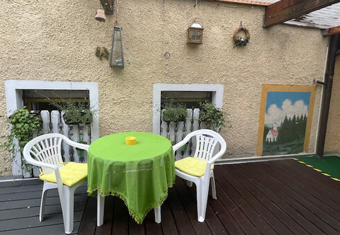 Sitzecke im Freien