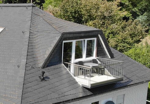 Große Ferienwohnung - Balkon