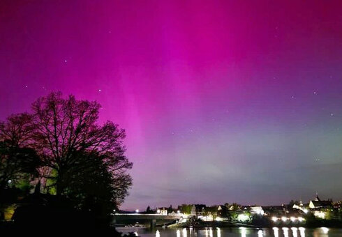 Polarlichter über Saalburg