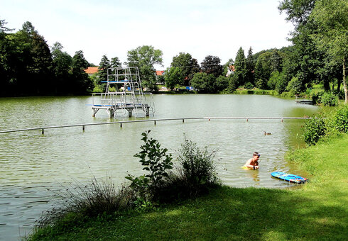 Badestelle am Frauensee