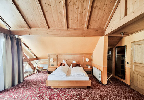 Blick in ein Gästezimmer