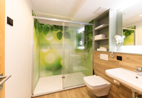 Blick in ein Badezimmer