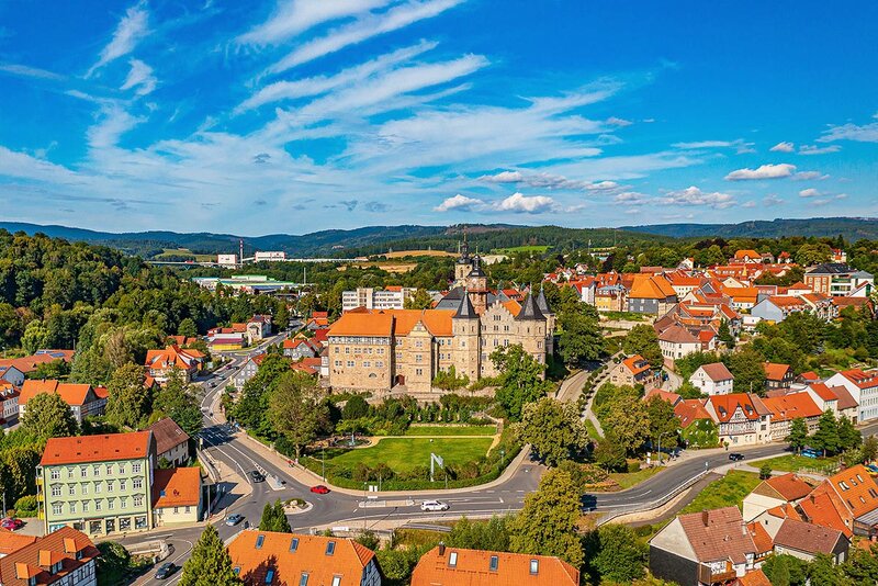 Blick auf Schleusingen