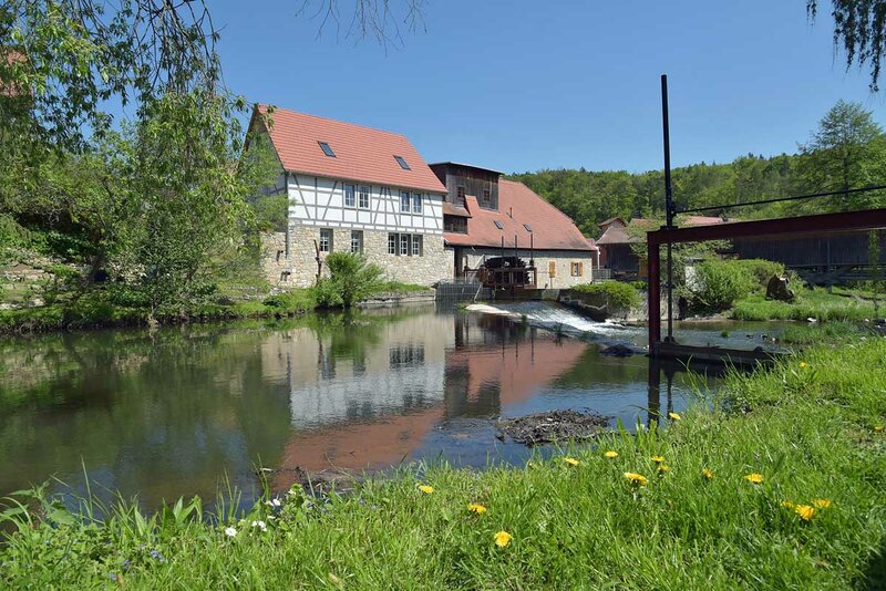Historische Mühle in Buchfart