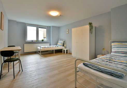 Blick in ein Appartement