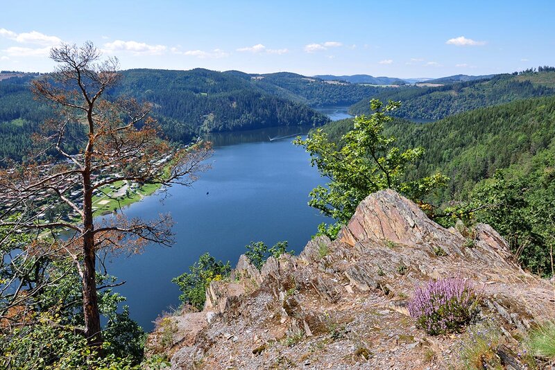 Bockfelsen am Hohenwarte Stausee