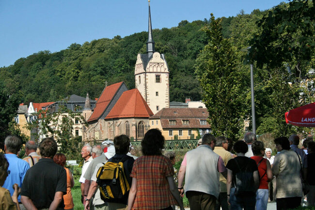 Blick auf die Marienkirche