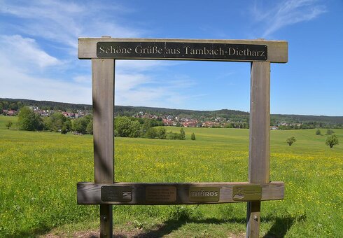 Blick auf den Ort Tambach-Dietharz