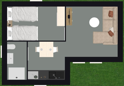 Grundriss Ferienhaus Nordic