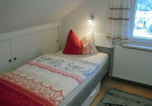 Schlafzimmer mit Einzelbett