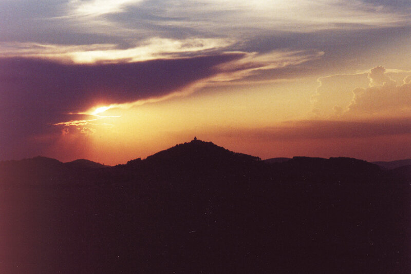 Veste Wachsenburg bei Nacht