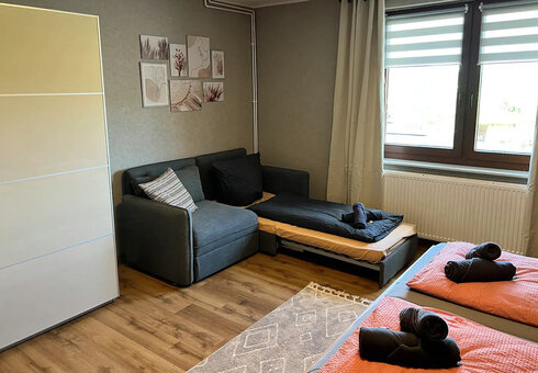 Schlafzimmer 1 mit Schlafcouch