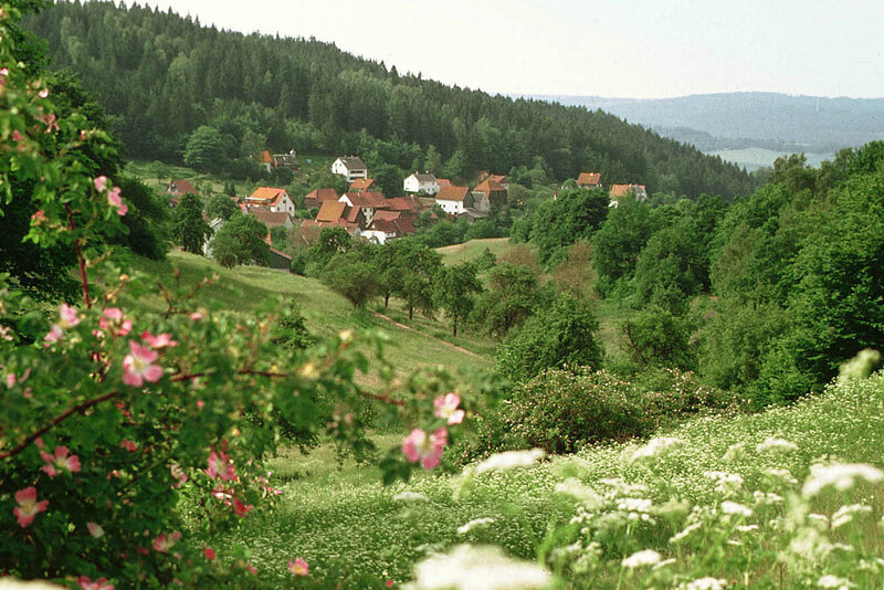 Blick auf den Ort Silbach