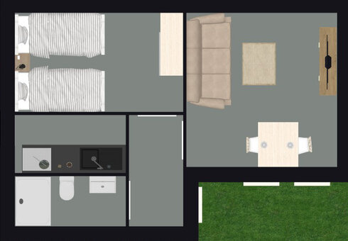 Grundriss Bungalow