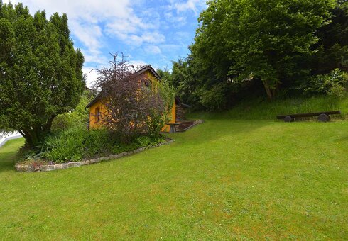 Liegewiese am Ferienhaus
