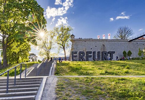 Panoramaweg Zitadelle Petersberg Erfurt