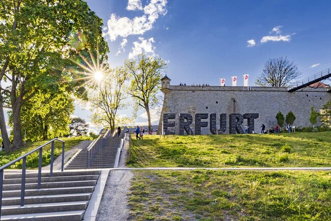 Panoramaweg Zitadelle Petersberg Erfurt