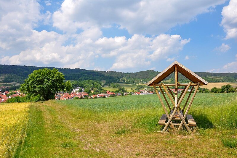 Blick auf Großkochberg