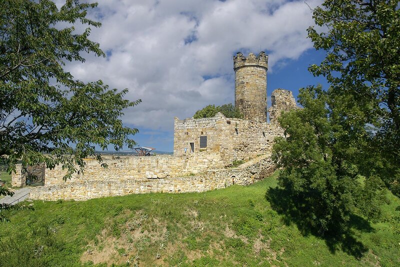 Die Mühlburg ist die älteste der Drei Gleichen