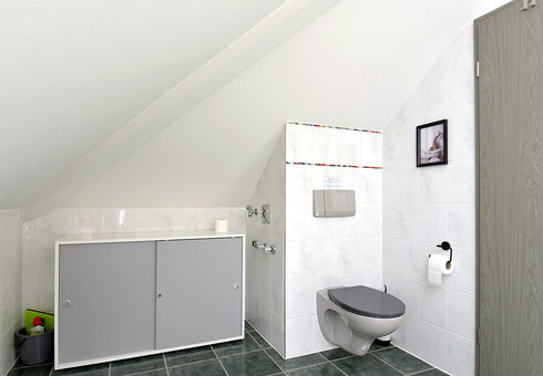 Kleine Ferienwohnung - Badezimmer