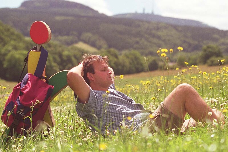 Bergwiese in der Ferienregion Inselsberg