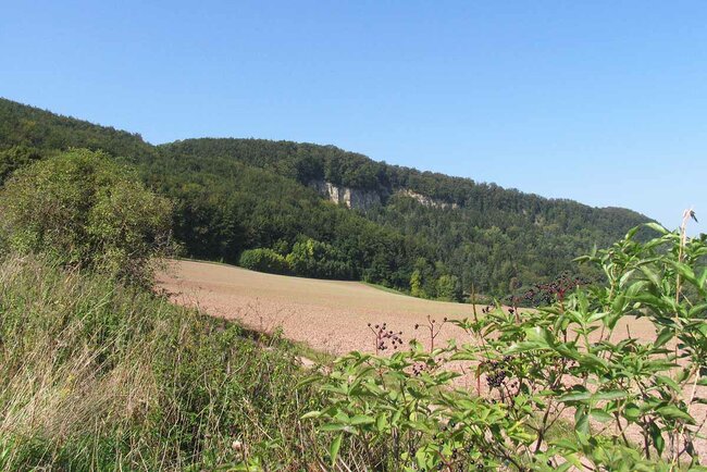 Eingefallener Berg bei Themar